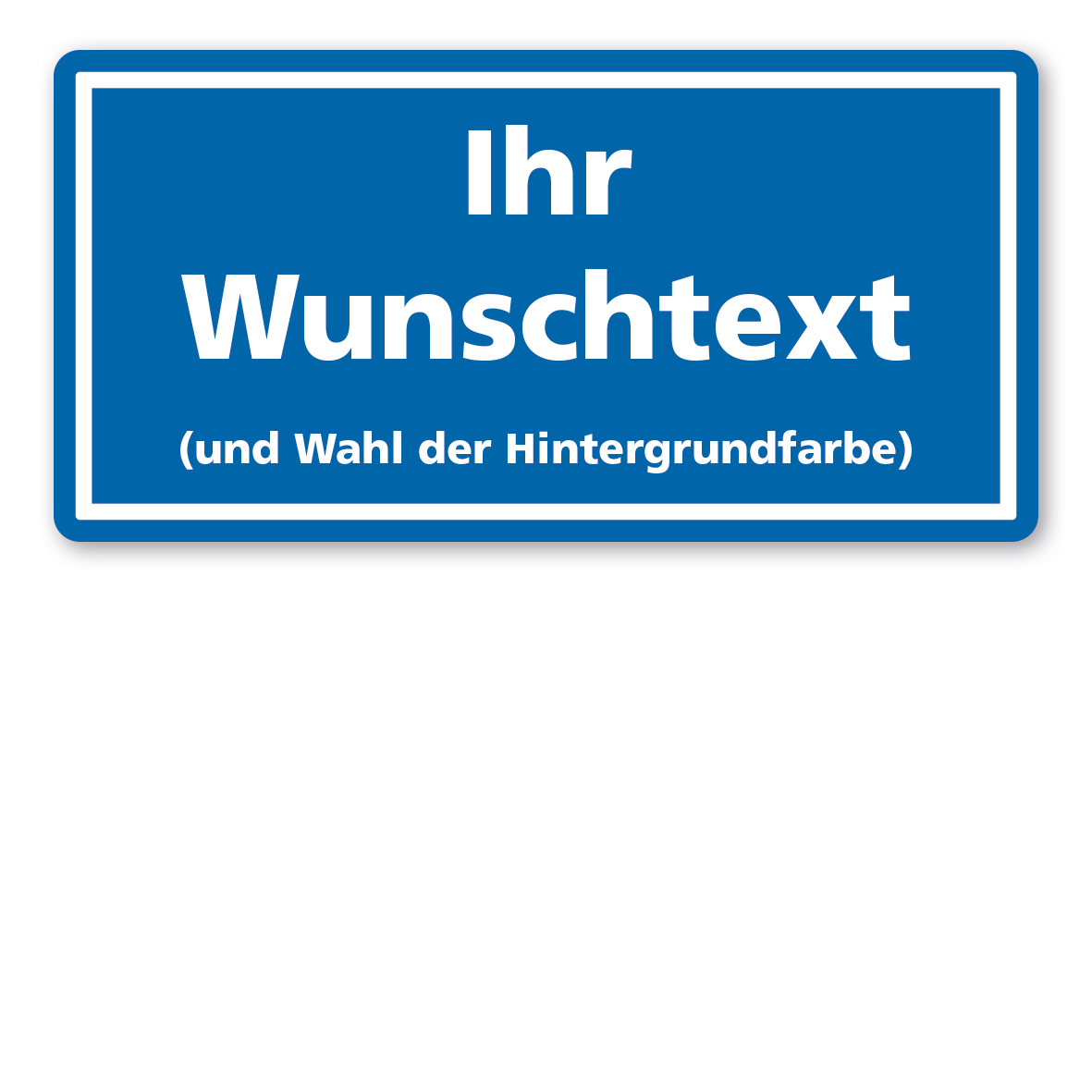Gebot - Blau