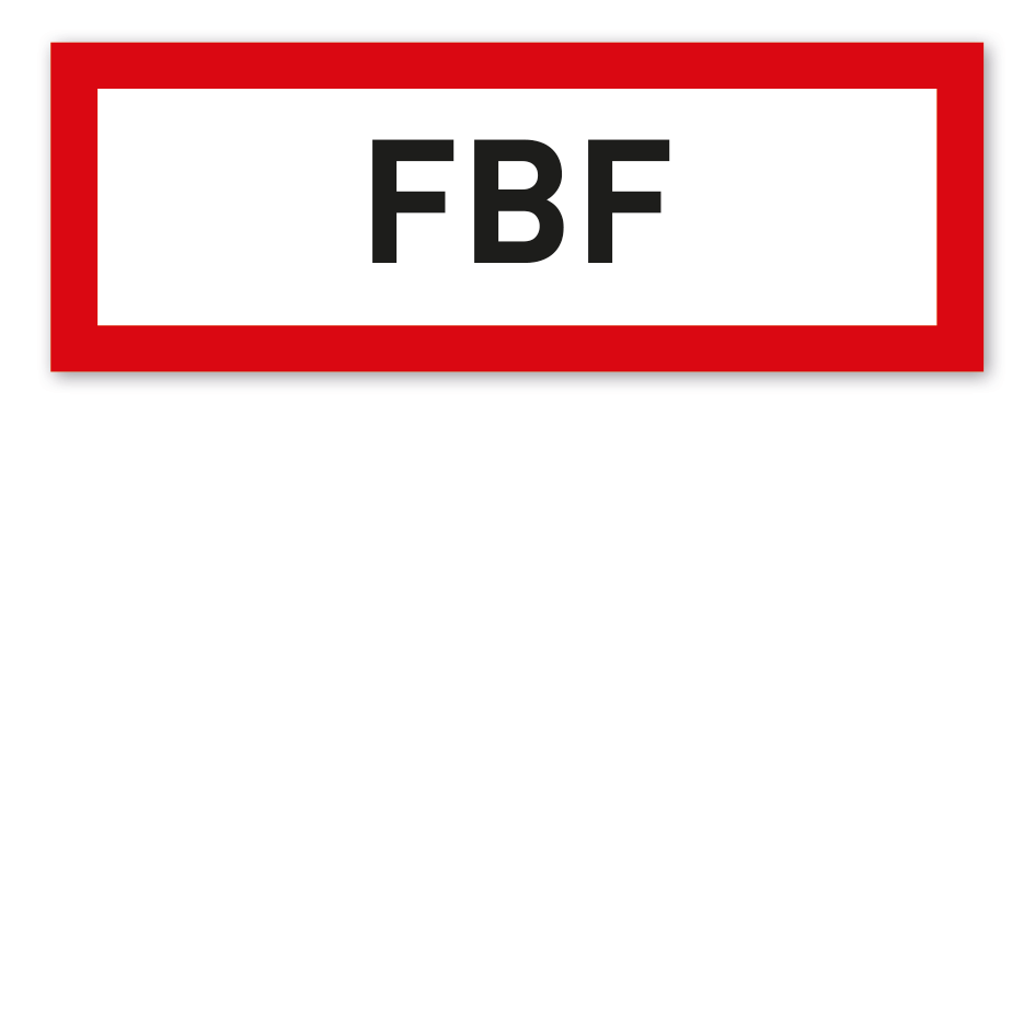 Brandschutzschild FBF - Feuerwehrbedienfeld