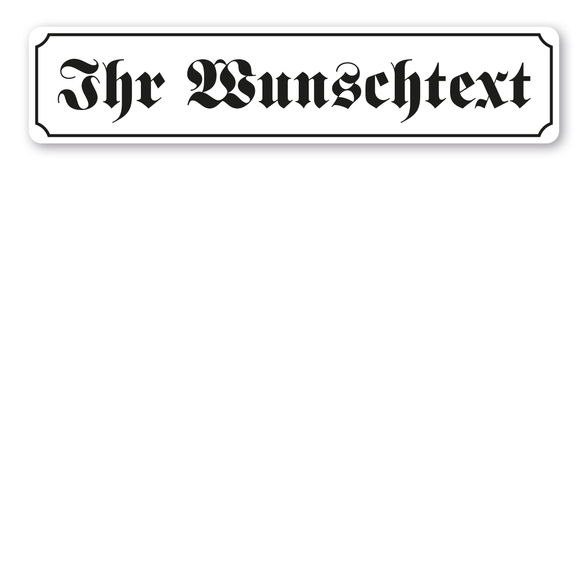 Fraktur schwarz / weiß