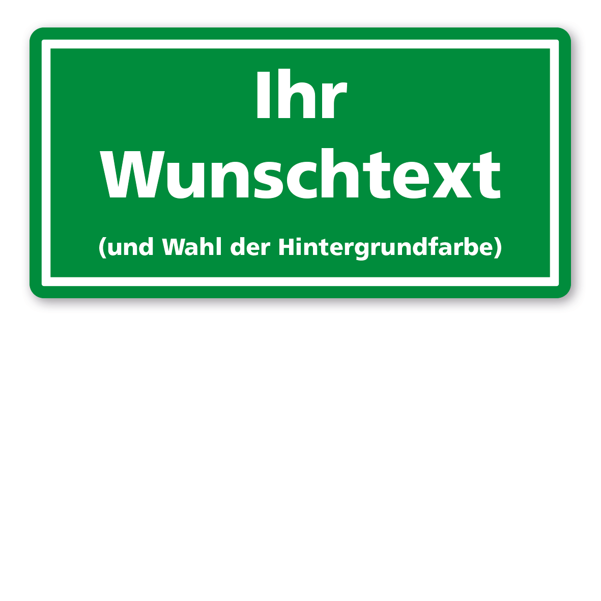 Rettung u. Fluchtweg - Grün