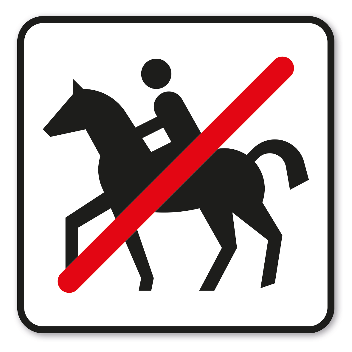 GF-P35 – Das Reiten ist verboten