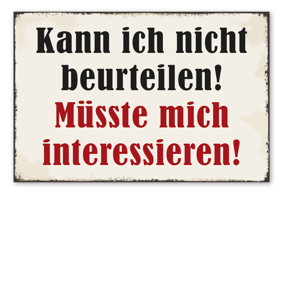 Retroschild Kann ich nicht beurteilen - Müsste mich interessieren