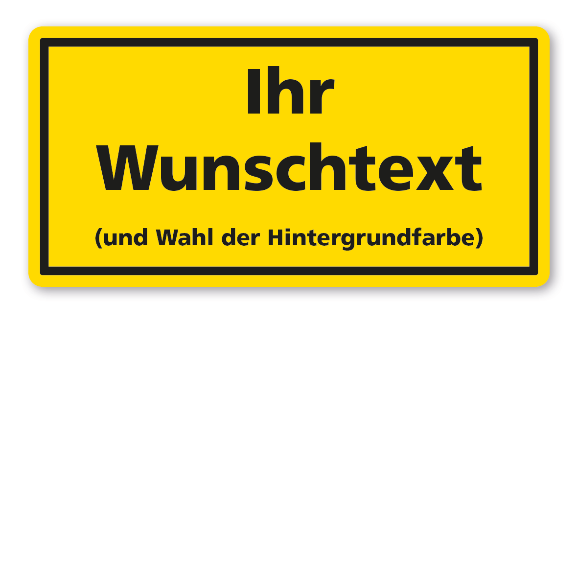 Warnung - Gelb