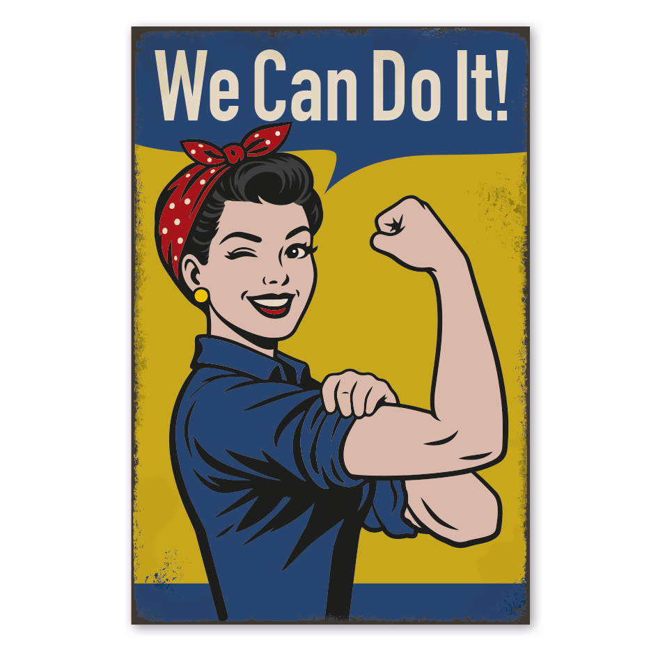 Retroschild We Can Do It