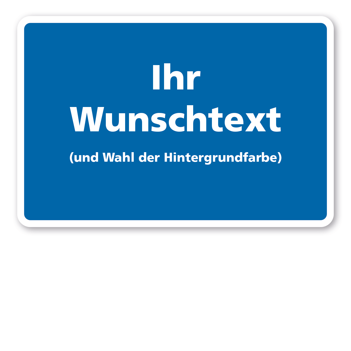 Gebot - Blau