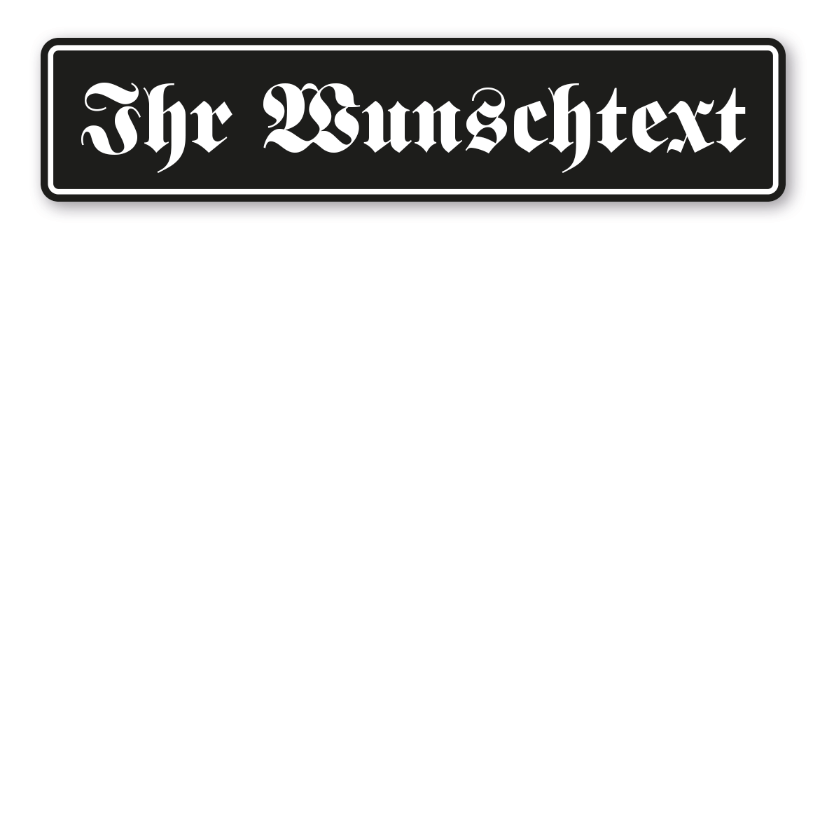 Variante schwarz / weiß