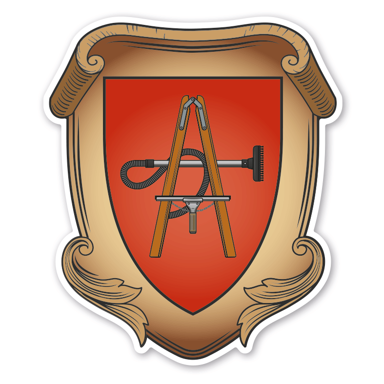 Maibaumschild / Zunftwappen Gebäudereiniger - Wappen A
